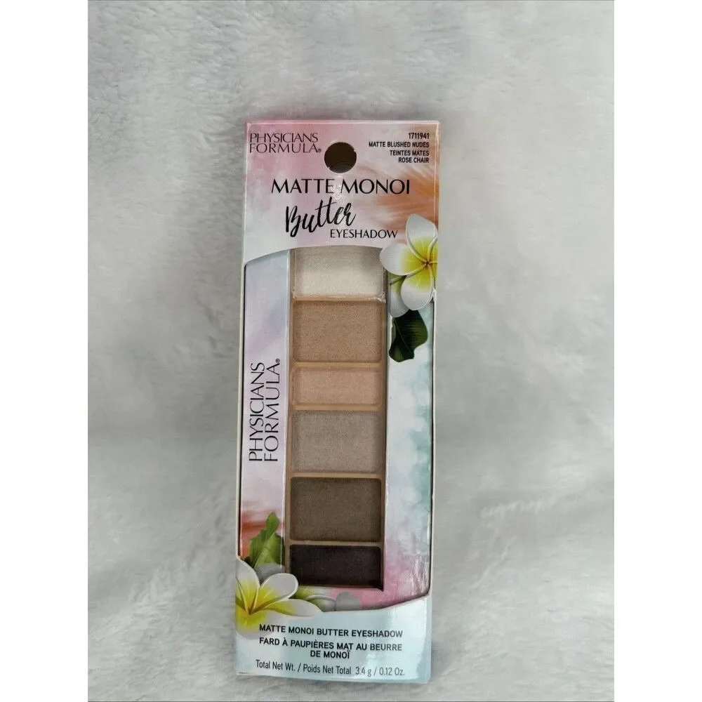 Physicians Formula Matte Monoi Butter Eyeshadow Palette Blushed Nudes NEW